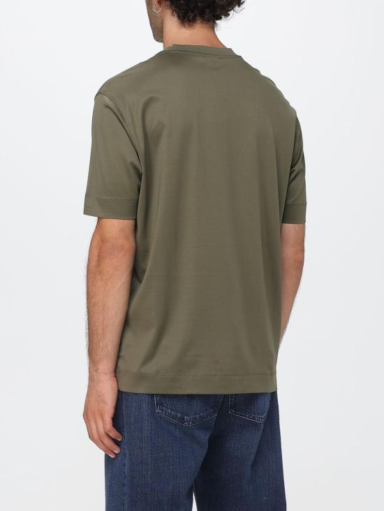 26FW 엠포리오 아르마니 반팔 티셔츠 EM006765AF10017 U7046 Green - EMPORIO ARMANI
