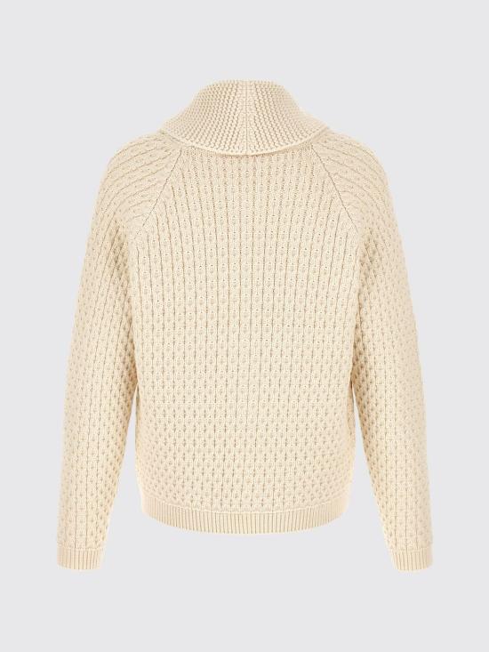 26FW JW앤더슨 집업 니트 KW1532YN0516 002 Beige - JW ANDERSON