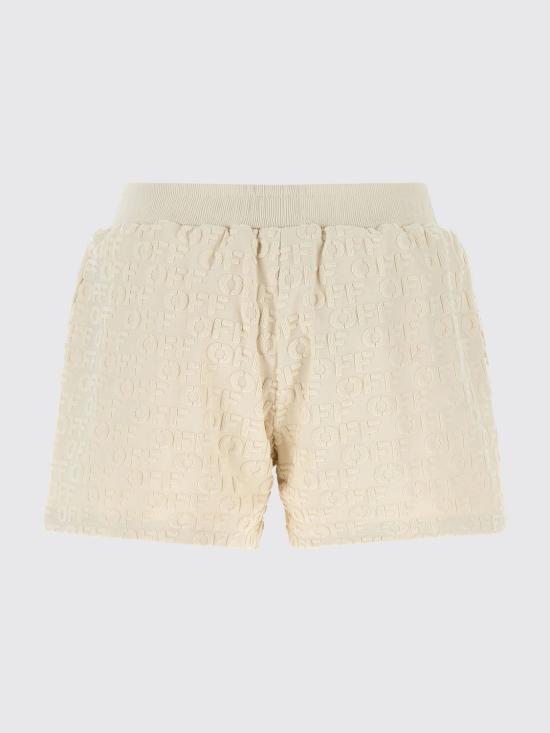 26FW 오프화이트 숏팬츠 2SJ00711L W230 Beige - OFF WHITE