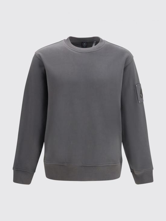 26FW 무스너클 하츠필드 크루넥 스웨트 셔츠 M35MS706 2042 Grey - MOOSE KNUCKLES