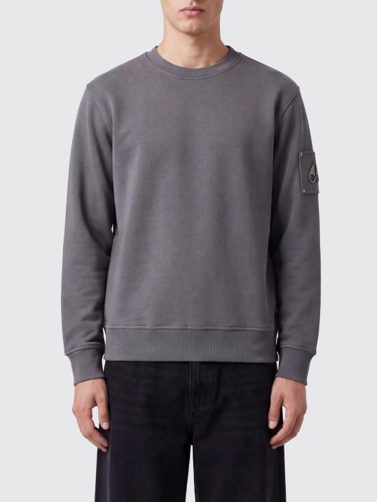 26FW 무스너클 하츠필드 크루넥 스웨트 셔츠 M35MS706 2042 Grey