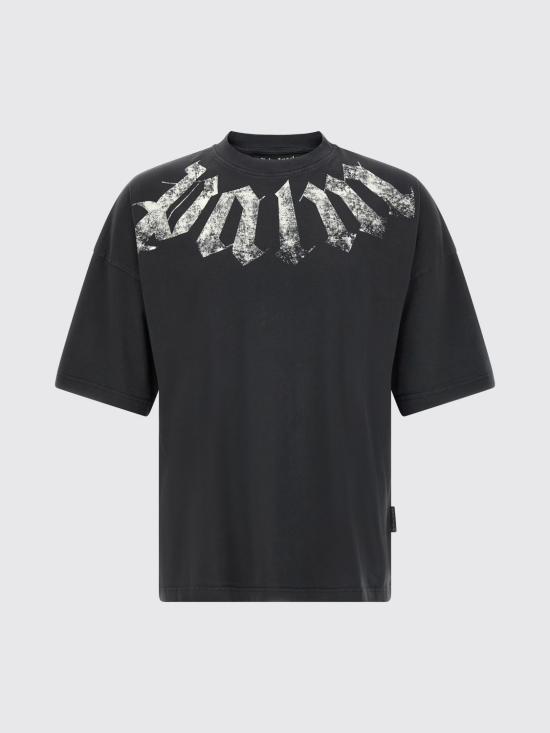26FW 팜앤젤스 반팔 티셔츠 PAMAA003JR001 1003 Black - PALM ANGELS