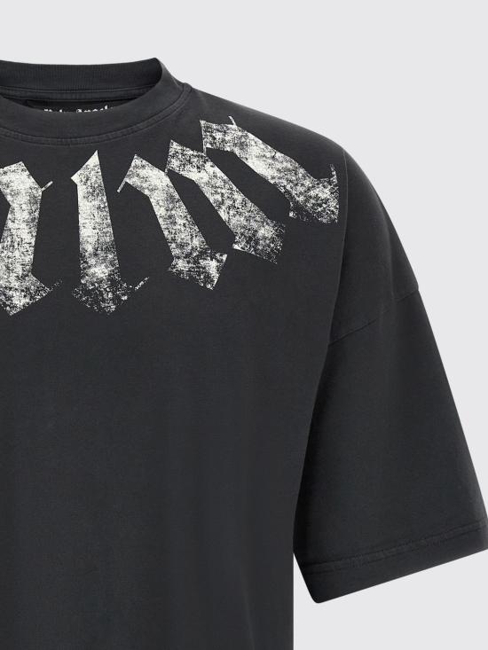 26FW 팜앤젤스 반팔 티셔츠 PAMAA003JR001 1003 Black - PALM ANGELS