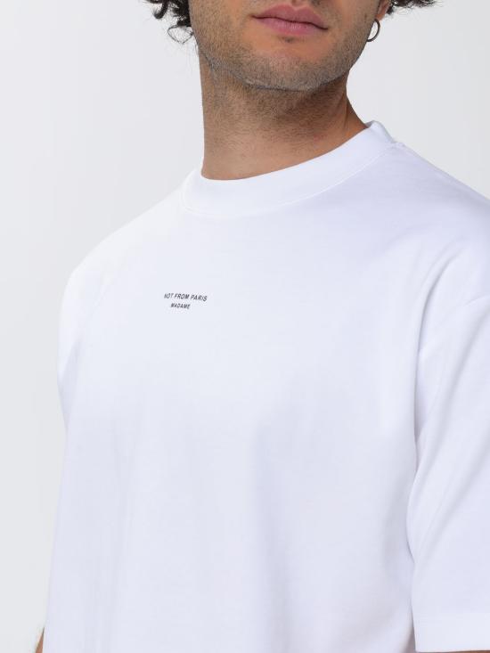 26FW 드롤드무슈 반팔 티셔츠 PERMTS202CO002 OPW White - DROLE DE MONSIEUR