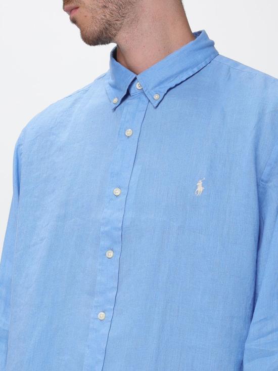 26FW 폴로 랄프로렌 긴팔 셔츠 710966294 519 Blue - POLO RALPH LAUREN
