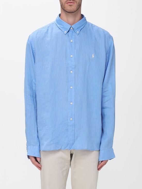 26FW 폴로 랄프로렌 긴팔 셔츠 710966294 519 Blue