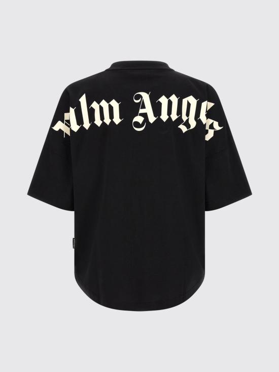 26FW 팜앤젤스 반팔 티셔츠 PAMAA005JR002 1003 Black - PALM ANGELS