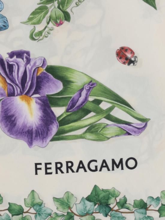 26FW 살바토레 페라가모 머플러/스카프 795198 001 Ivory - SALVATORE FERRAGAMO