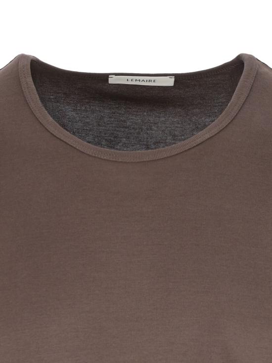 26FW 르메르 반팔 티셔츠 TS0037 LJ1016BR516 Brown - LEMAIRE