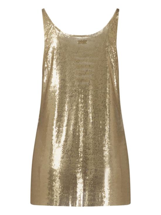 26FW 파코라반 탑 25PITO054MH0006P794 Gold - PACO RABANNE
