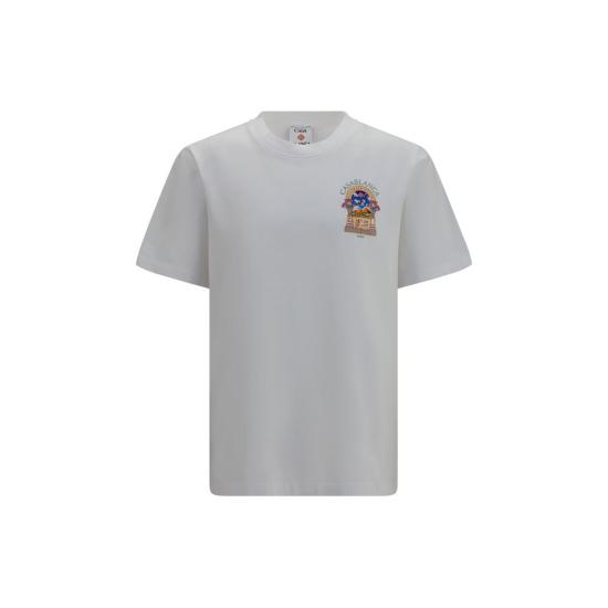 26FW 카사블랑카 탑 CAMPF26JTS00108WHITEBB