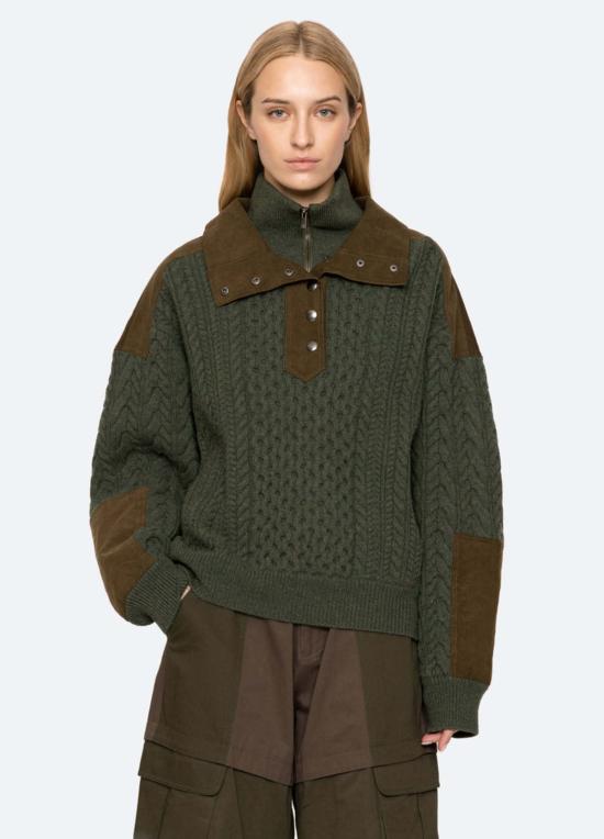  씨뉴욕 스웨터 AW26 066 GREEN