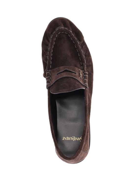 26FW 생로랑 로퍼 839471 2W5AC6023 Brown - SAINT LAURENT