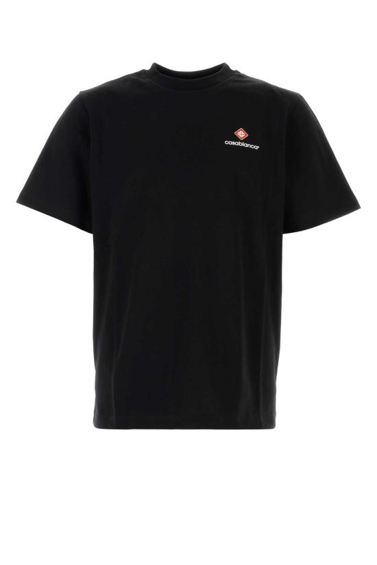 26FW 카사블랑카 반팔 티셔츠 MAW26JTS00103 CORELOGO Black