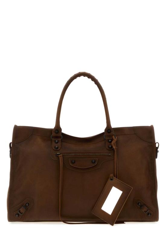 26FW 발렌시아가 토트백 8657652ACML 2247 CARAMEL