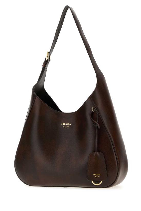 26FW 프라다 부기 미디움 레더 백 부기 미디움 레더 백 1BC3002ZRN F0324 Brown - PRADA