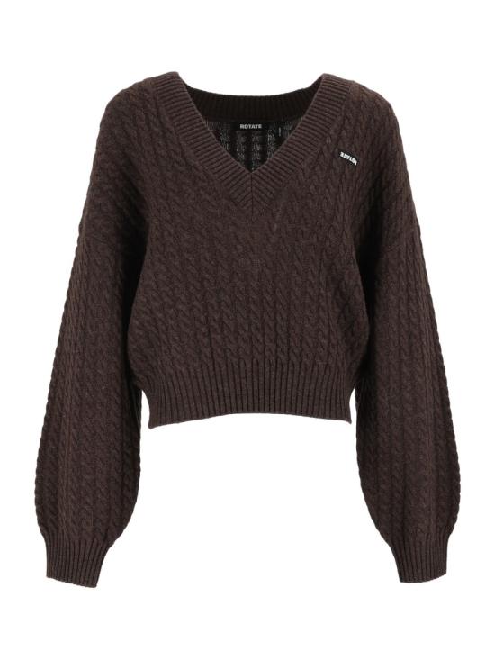 26FW 로테이트 니트웨어 1164342037 Brown