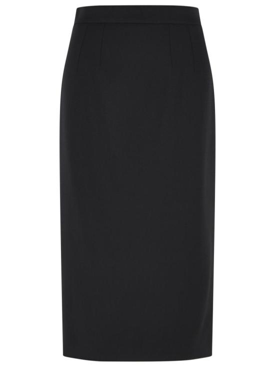 26FW 돌체앤가바나 미디 스커트 F4DEJT FUBCE N0000 Black