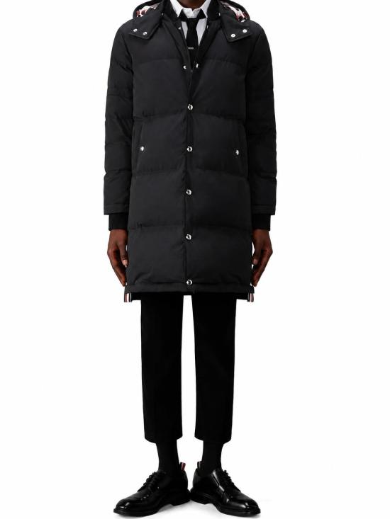 26FW 톰브라운 코트 MOD094YF1090 001 BLACK - THOM BROWNE