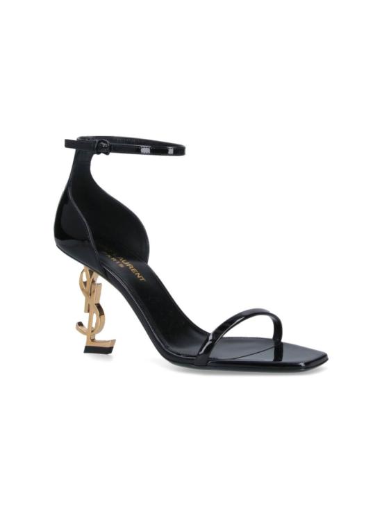 26FW 생로랑 페이턴트 레더 오피움 샌들 557679 1TV1A1000 Black - SAINT LAURENT