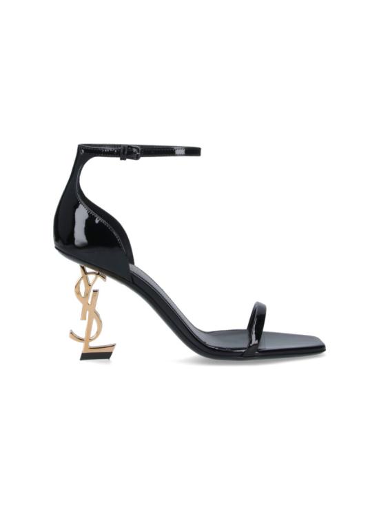 26FW 생로랑 페이턴트 레더 오피움 샌들 557679 1TV1A1000 Black