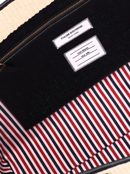  톰브라운 토트백 UAG268A F1224001 Neutrals - THOM BROWNE