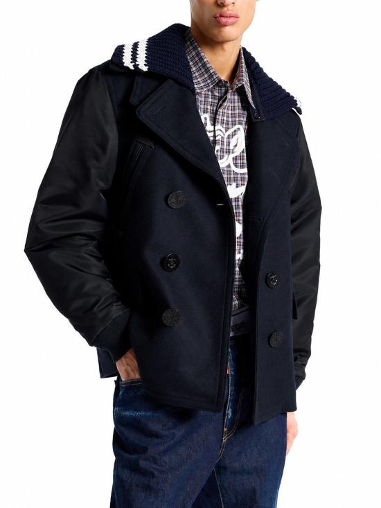 26FW 디스퀘어드2 코트 S74AA0331S53003 524 NAVY BLUE - DSQUARED2