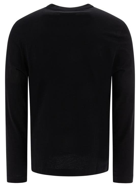 26FW 아미 스몰 하트 로고 롱슬리브 티셔츠 BFUTS235 724001 Black - AMI