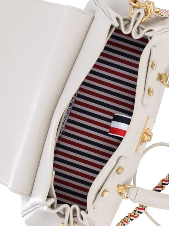  톰브라운 토트백 FAP441A L0105110 White - THOM BROWNE