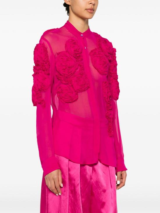 26SS 드리스 반 노튼 블라우스 010762 3376304 FUXIA - DRIES VAN NOTEN