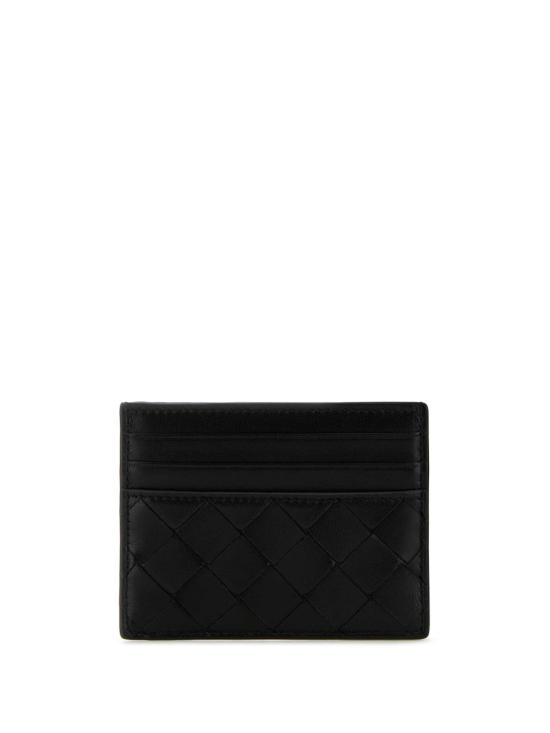 26FW 보테가베네타 인트레치아토 크레딧 카드 케이스 796324 VCPP38425 BLACK