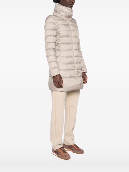 26FW 페트레이 솝착 MQN 03 하이칼라 슬림핏 롱 다운 재킷 PED545601181967 852 GREY - PEUTEREY