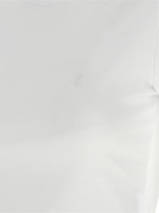 26FW 생로랑 폴로 티셔츠 SA335733BM WHITE - SAINT LAURENT