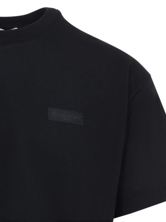 26FW 지방시 반팔 티셔츠 BM71NK3YSJ 001 Black - GIVENCHY