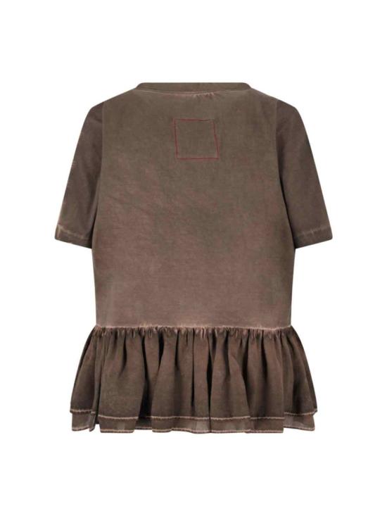 26FW 우마 왕 탑 UP1036UW600 Brown - UMA WANG