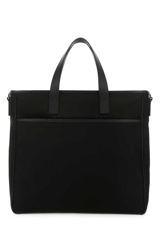  프라다 레더 트리밍 삼각로고 리나일론 지퍼 토트백 2VG860VXON2DMH F0002 BLACK - PRADA