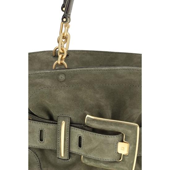 26SS 발망 숄더백 BAGN0DB035LCAO7ASBB GREEN - BALMAIN