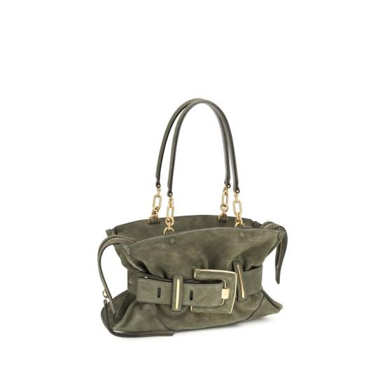 26SS 발망 숄더백 BAGN0DB035LCAO7ASBB GREEN - BALMAIN