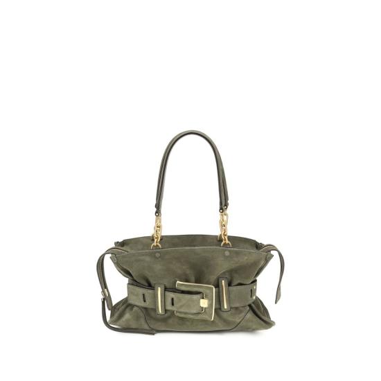 26SS 발망 숄더백 BAGN0DB035LCAO7ASBB GREEN
