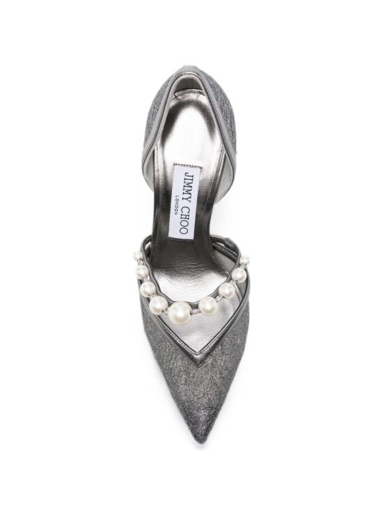 26FW 지미추 힐/펌프스 AURELIE85 QKGANTHRACITE WHITE GREY - JIMMY CHOO