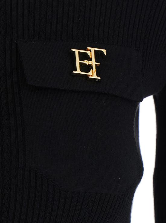 26FW 엘리자베타프랜치 긴팔 티셔츠 MK05B66E2110 Black - ELISABETTA FRANCHI