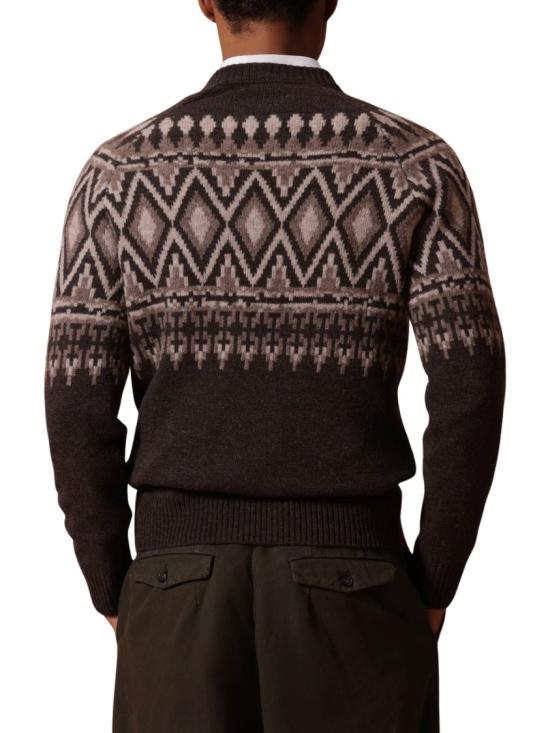26FW 발렌타인 니트웨어 B2P330 7W037 Brown - BALLANTYNE