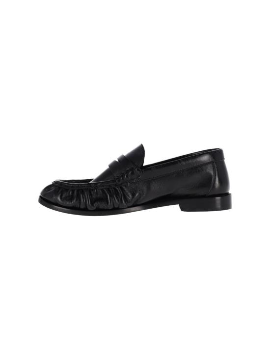 26FW 생로랑 소프트 샤이니 레더 로퍼 818908 AA00K1000 Black - SAINT LAURENT