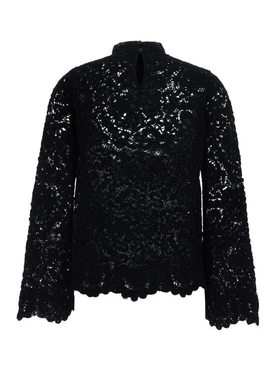 26FW 세미쿠튀르 긴팔 티셔츠 S6WC80Y690 Black - SEMI-COUTURE