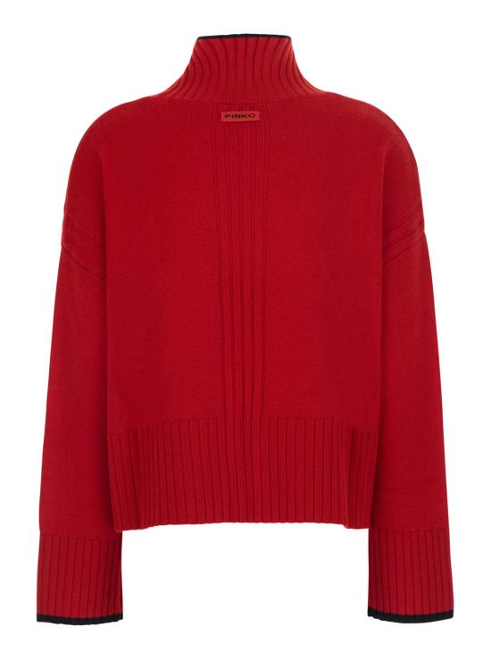 26FW 핑코 긴팔 티셔츠 105446A3G1R66 Red - PINKO