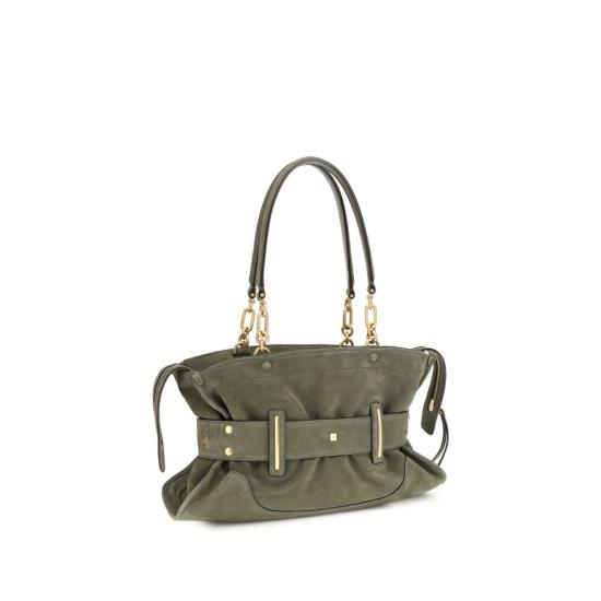 26SS 발망 숄더백 BAGN0DB035LCAO7ASBB GREEN - BALMAIN