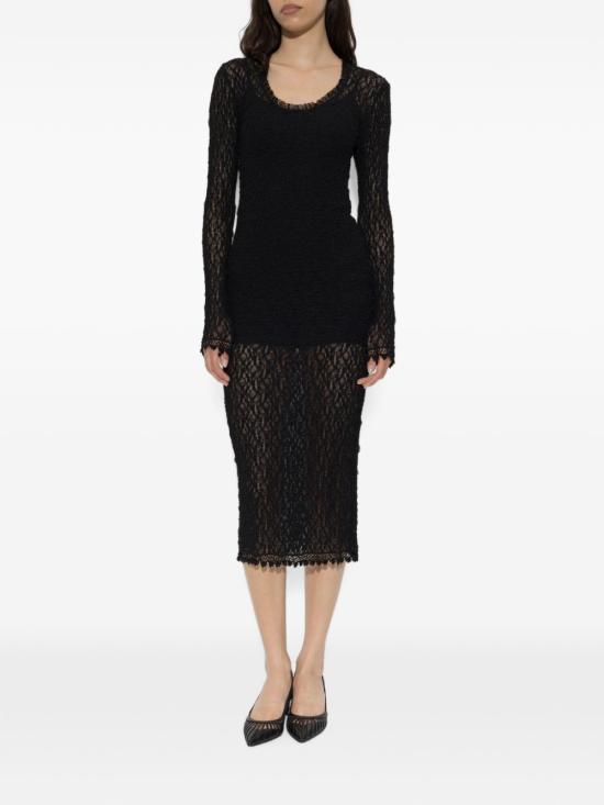 26FW 이자벨마랑 롱 원피스 RO1193FA D3J17I 01BK BLACK - ISABEL MARANT