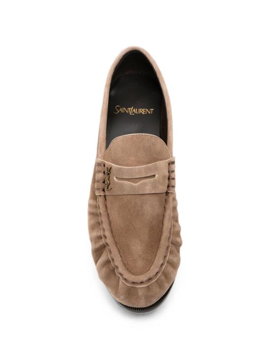 26FW 생로랑 르 로퍼 수플 수에드 A001MM 27DTT9741 BEIGE - SAINT LAURENT