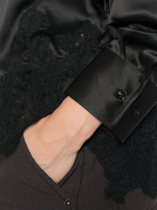 26FW 에르마노 설비노 블라우스 D492K396AP NXE95708 BLACK - ERMANNO SCERVINO