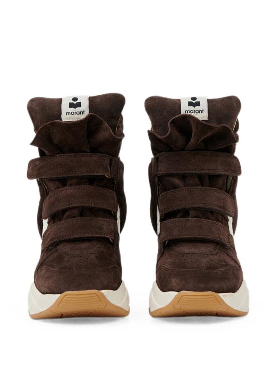 26FW 이자벨마랑 발스키 스웨이드 웨지 스니커즈 발스키 스웨이드 웨지 스니커즈 BK0009FA B4E10S CLMW - ISABEL MARANT